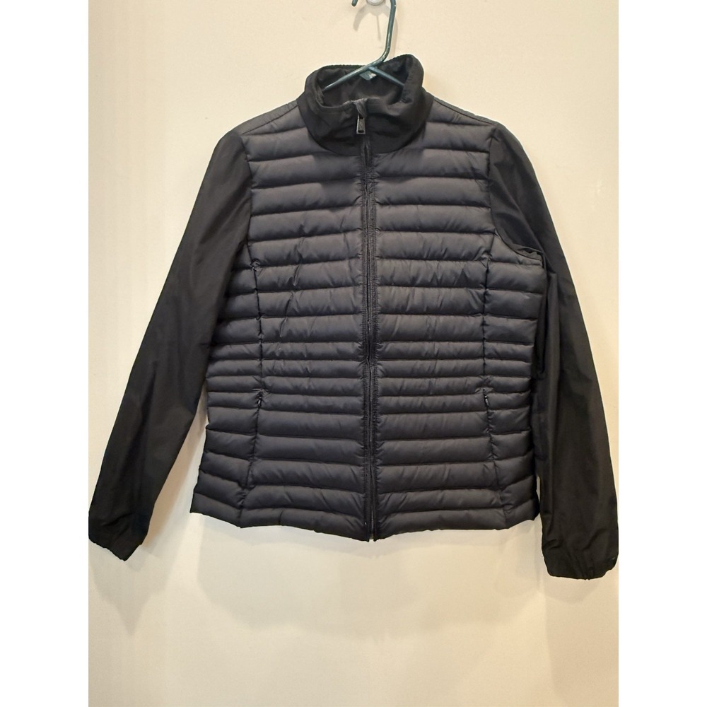 Ralph Lauren Active Women's Black Down Lightweight Quilted Puffer Jacket Size M - Picture 1 of 10